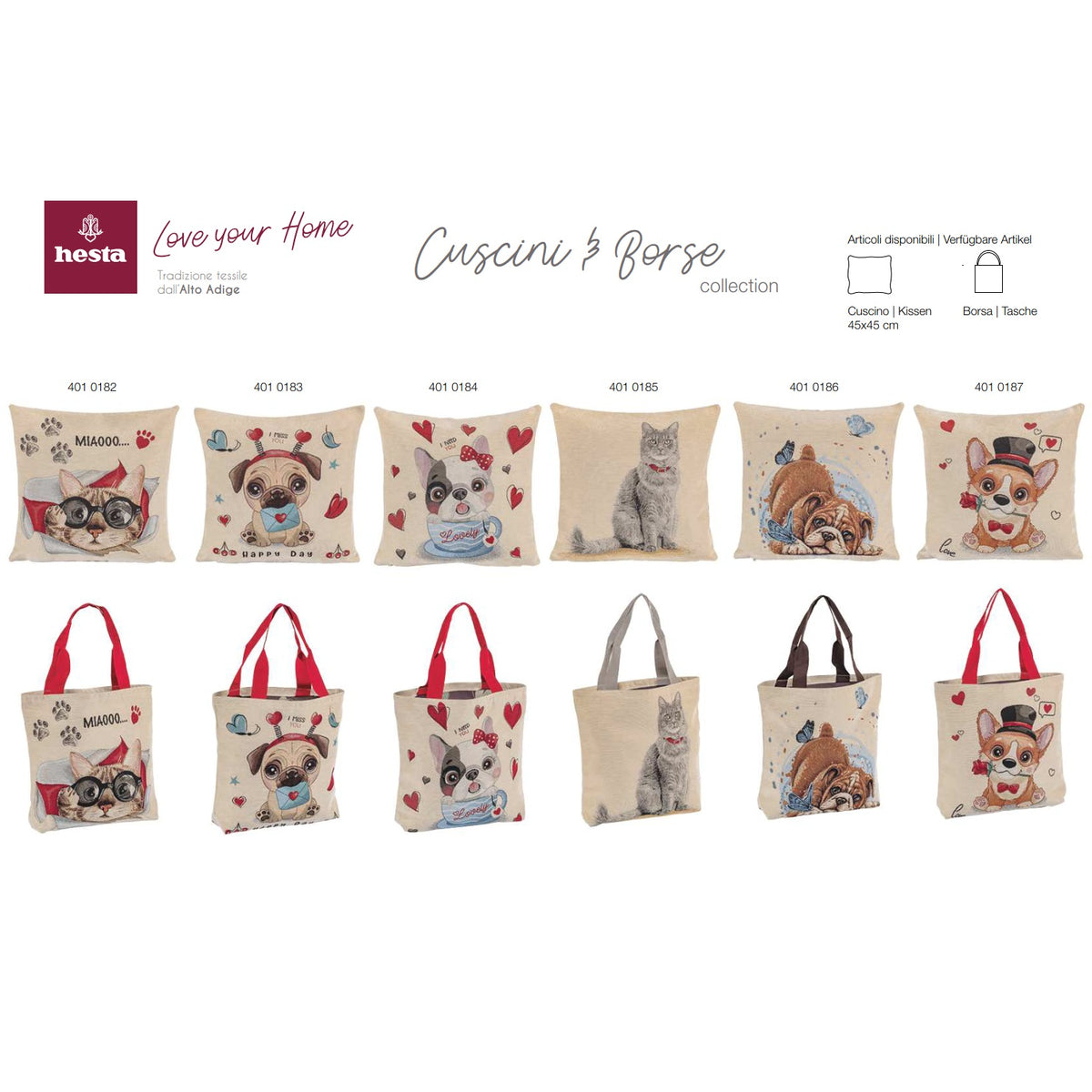 Cuscino Decorativo Hesta In Gobelin Jacquard 45x45 Cm – Artigianato Italiano (Alto Adige), Resistente E Strutturato