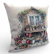 Carica l'immagine nel visualizzatore di Gallery, Copricuscino GARDEN HOUSE, Gobelin Jacquard, 45x45 cm