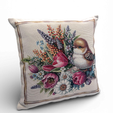Carica l'immagine nel visualizzatore di Gallery, Copricuscino EASTER FIELDS, Gobelin Jacquard, 45x45 cm