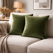 Laden Sie das Bild in den Galerie-Viewer, HESTA ATELIER Kissenbezug aus weichem Samt – Weicher und formstabiler Stoff – Angenehm weich – Modernes Design – Hergestellt in Italien – Ohne Füllung