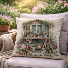 Carica l'immagine nel visualizzatore di Gallery, Copricuscino GARDEN HOUSE, Gobelin Jacquard, 45x45 cm