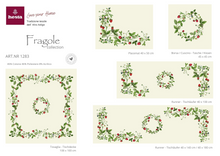 Carica l'immagine nel visualizzatore di Gallery, Copricuscino FRAGOLE, Gobelin Jacquard, 45x45 cm