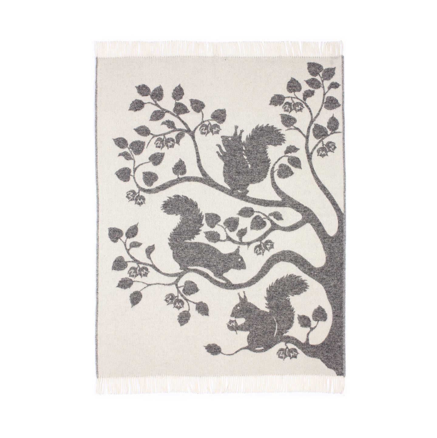Coperta di Lana, 100% Lana naturale di pecore della Nuova Zelanda, Jaquard, 170x130 cm