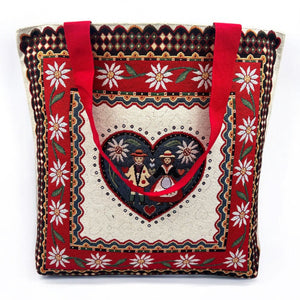 Stofftasche ALPENLAND, Gobelin Jacquard