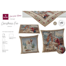 Laden Sie das Bild in den Galerie-Viewer, Tischläufer Runner Tischset CHRISTMAS EVE, uni, Gobelin Jacquard, Lurex Gold

