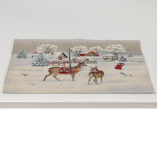 Laden Sie das Bild in den Galerie-Viewer, Tischläufer Runner Tischset DEER GARDEN, uni, Gobelin Jacquard
