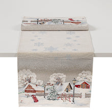 Laden Sie das Bild in den Galerie-Viewer, Tischläufer Runner Tischset DEER GARDEN, uni, Gobelin Jacquard
