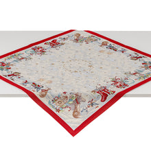Carica l&#39;immagine nel visualizzatore di Gallery, Tovaglia CHRISTMAS PARTY, uni, Gobelin Jacquard, Lurex Silver, 100x100 cm

