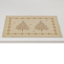 Laden Sie das Bild in den Galerie-Viewer, Tischläufer Runner Tischset GOLDEN TREE, uni, Gobelin Jacquard, Lurex Gold
