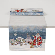 Laden Sie das Bild in den Galerie-Viewer, Tischläufer Runner Tischset PAPA NOEL, uni, Gobelin Jacquard
