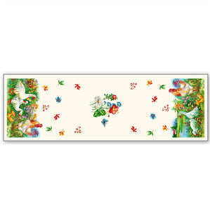 Tischläufer Tischset PATTERSON, uni, Gobelin Jacquard