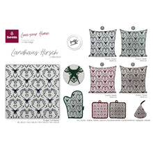 Carica l&#39;immagine nel visualizzatore di Gallery, Presina quadrata LANDHAUS HIRSCH, marrone, Jacquard

