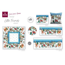 Carica l&#39;immagine nel visualizzatore di Gallery, Tovaglia LITTLE FRIENDS, uni, Gobelin Jacquard, Lurex Silver, 100x100 cm
