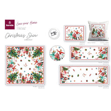 Carica l&#39;immagine nel visualizzatore di Gallery, Tovaglia CHRISTMAS SHOW, uni, Gobelin Jacquard, 100x100 cm
