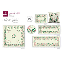 Carica l&#39;immagine nel visualizzatore di Gallery, Tovaglia WINTER BERRIES, uni, Gobelin Jacquard, 100x100 cm
