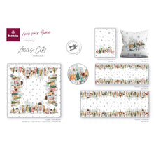 Carica l&#39;immagine nel visualizzatore di Gallery, Tovaglia XMAS CITY, Cotone stampato
