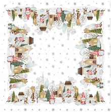 Carica l&#39;immagine nel visualizzatore di Gallery, Tovaglia XMAS CITY, Cotone stampato
