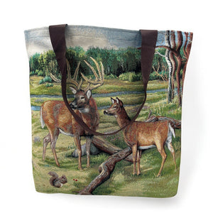 Stofftasche HIRSCHE A, Gobelin Jacquard