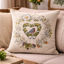 Carica l'immagine nel visualizzatore di Gallery, Copricuscino ORTO BOTANICO uni, Gobelin Jacquard, 45x45 cm
