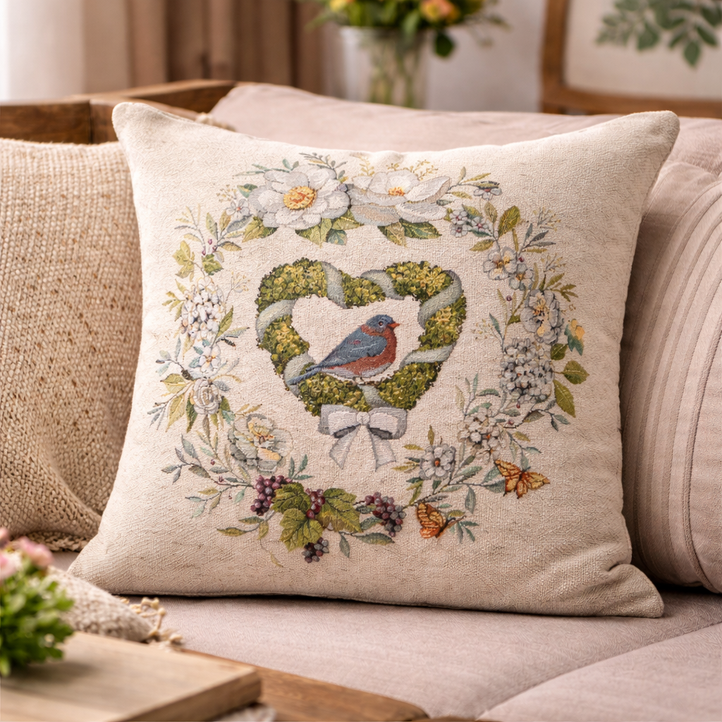 Fodera Per Cuscino HOMESCAPES 45x45 Cm – In Cotone 100% Naturale, Colore Beige, Con Cerniera Invisibile – Lavabile In Lavatrice