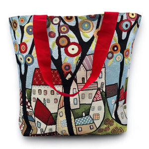 Tasche GIVERNY, Gobelin Jacquard