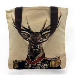 Stofftasche MAURICE beige, Gobelin Jacquard