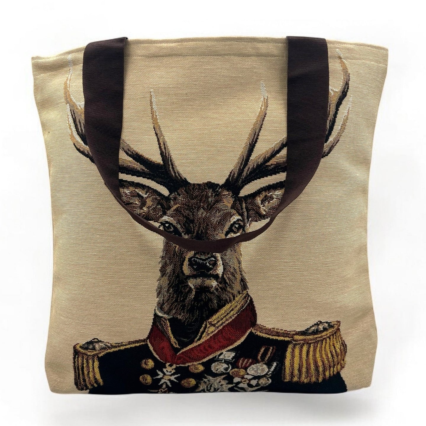 Stofftasche MAURICE beige, Gobelin Jacquard