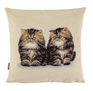 Copricuscino SIMBA & NALA, Gobelin Jacquard, 45x45 cm
