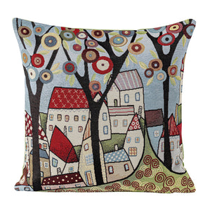 Copricuscino GIVERNY, Gobelin Jacquard