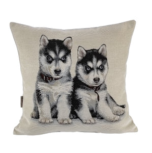 Copricuscino HUSKY, Gobelin Jacquard, 45x45 cm