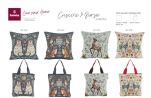 Laden Sie das Bild in den Galerie-Viewer, Stofftasche HIRSCH, Gobelin Jacquard
