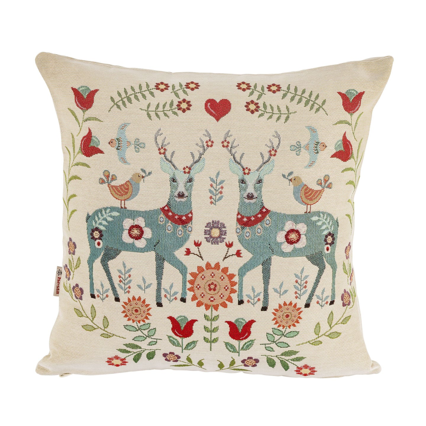 Kissenbezug HIRSCHE, Gobelin Jacquard