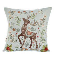 Laden Sie das Bild in den Galerie-Viewer, Kissenbezug Hirsch, Gobelin Jacquard
