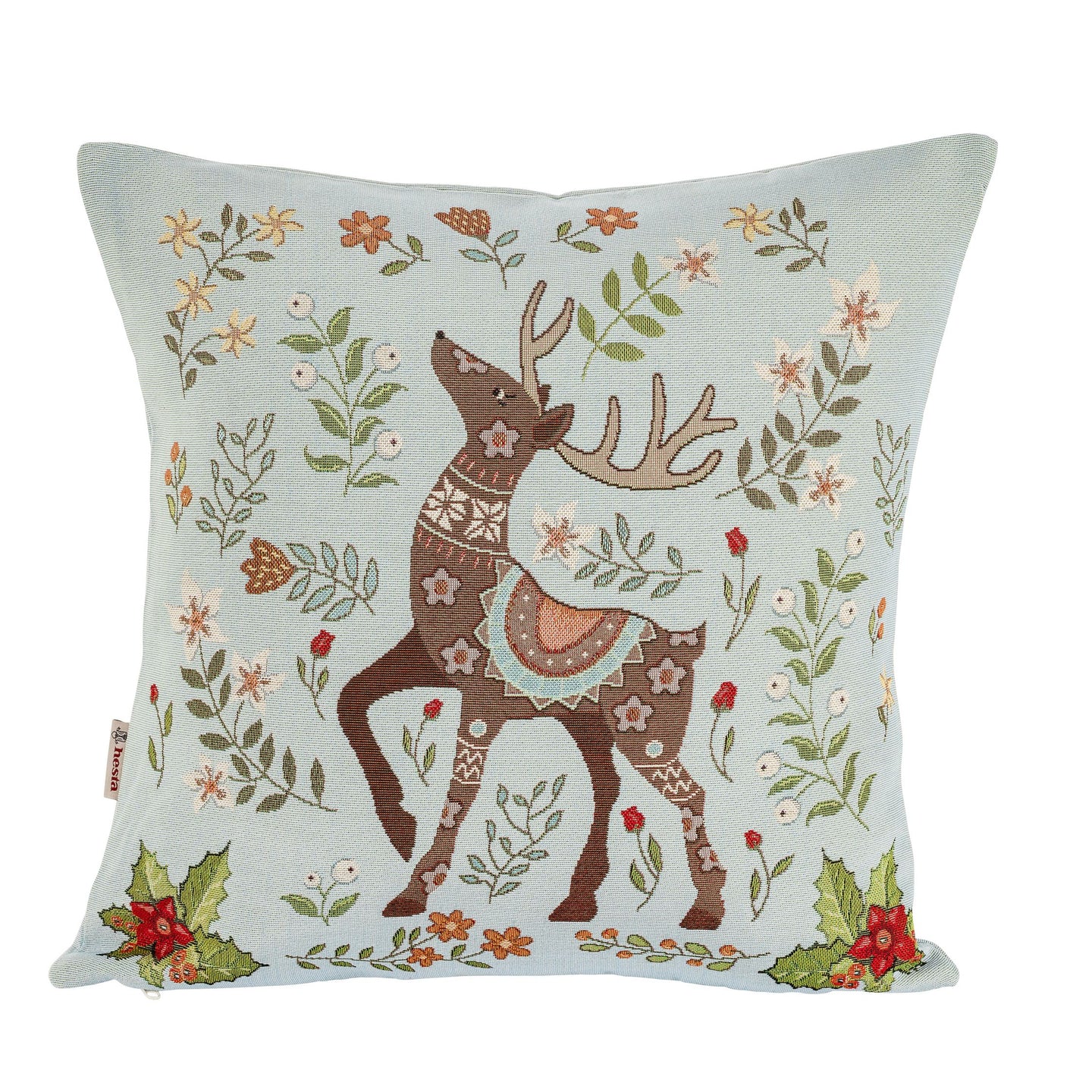 Kissenbezug Hirsch, Gobelin Jacquard