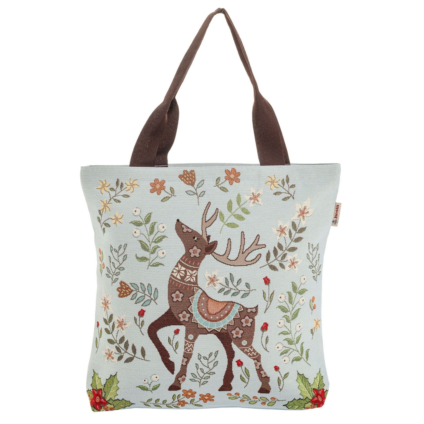 Stofftasche HIRSCH, Gobelin Jacquard