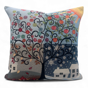 Copricuscino 4 STAGIONI, Gobelin Jacquard