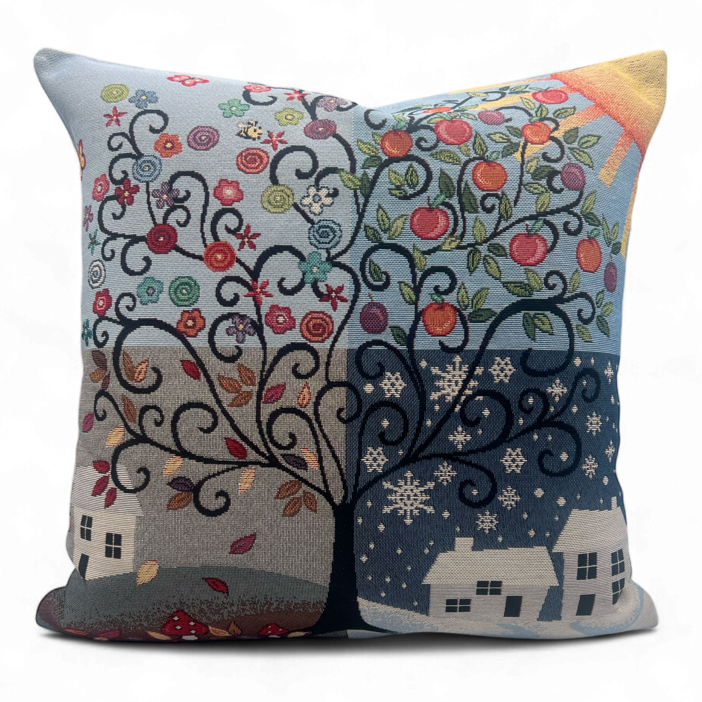 Copricuscino 4 STAGIONI, Gobelin Jacquard