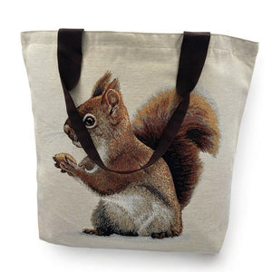 Stofftasche EICHHÖRNCHEN, Gobelin Jacquard
