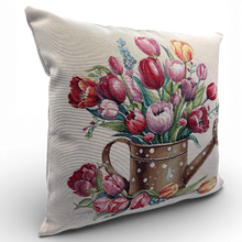 Load image into Gallery viewer, TULIP SEASON Cushion Cover, Gobelin Jacquard, 45x45 cm
