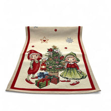 Laden Sie das Bild in den Galerie-Viewer, Tischläufer Runner Tischset ALWINA, uni, Gobelin Jacquard
