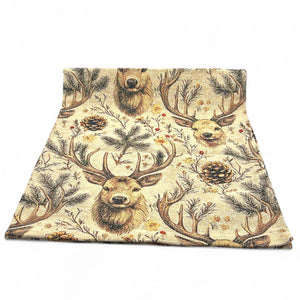 Tischläufer Runner Tischset ARTEMIS, Gobelin Jacquard, Lurex gold