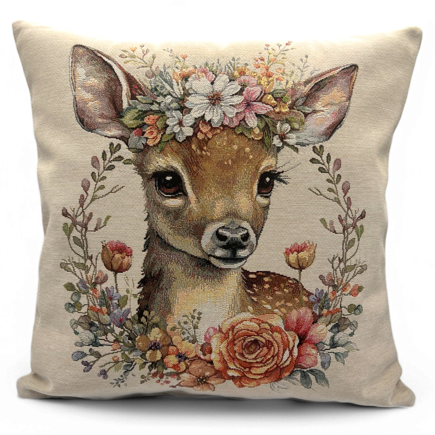 Copricuscino BAMBI, Gobelin Jacquard, 45x45 cm