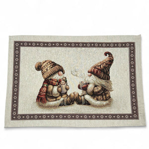 Table Set BUDDY Placemat Tovaglietta Gobelin Jacquard, lurex oro 40 x 50 cm