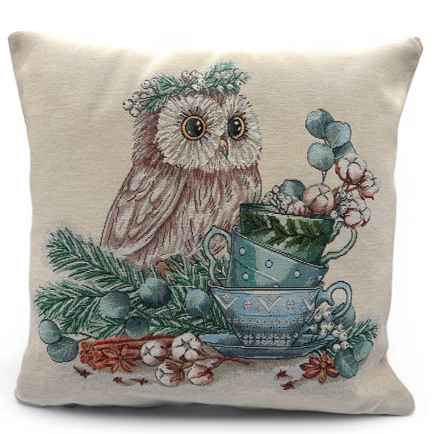 Copricuscino CIVETTA, Gobelin Jacquard, 45x45 cm