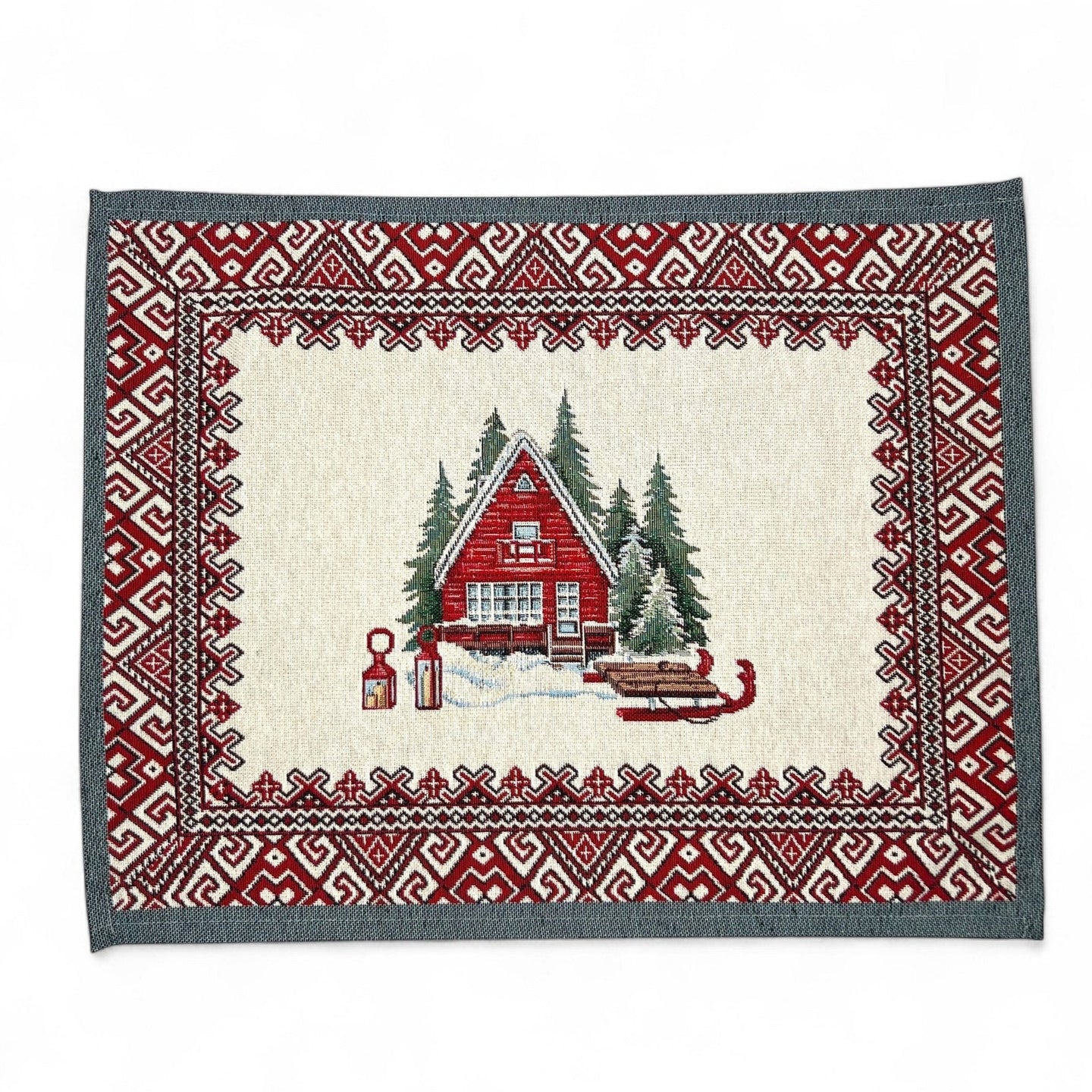Table Set CHAMONIX Placemat Tovaglietta Gobelin Jacquard, 40 x 50 cm
