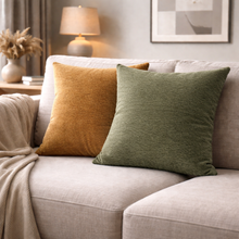 Laden Sie das Bild in den Galerie-Viewer, HESTA ATELIER Kissenbezug in Soft Linen – Weicher und formstabiler Stoff – Angenehm weich – Modernes Design – Hergestellt in Italien – Ohne Füllung
