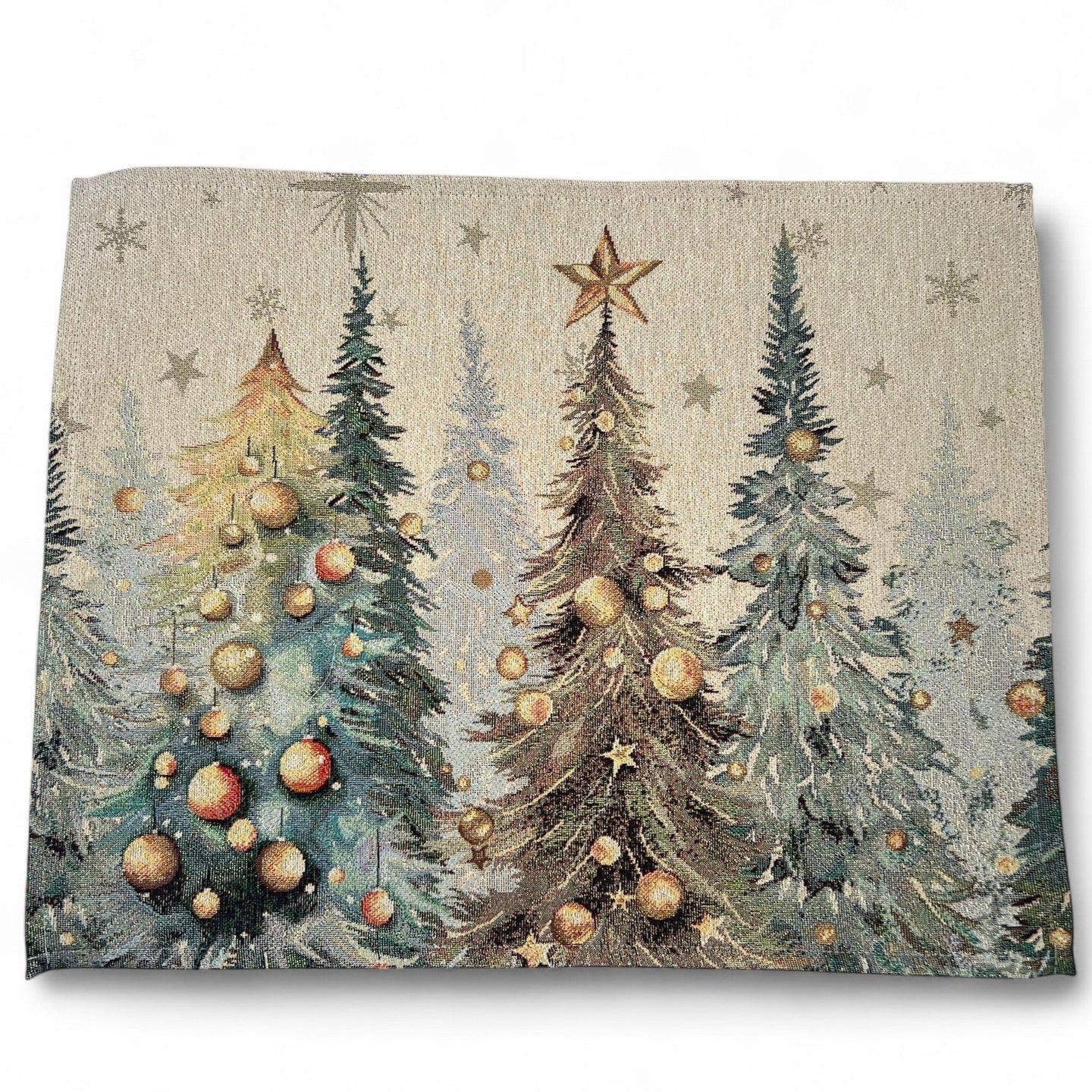 Table Set CHRISTMAS LIGHTS Placemat Tovaglietta Gobelin Jacquard, lurex oro 40 x 50 cm