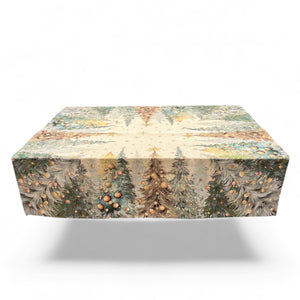Tovaglia CHRISTMAS LIGHTS, uni, Gobelin Jacquard, lurex oro, 100x100 cm
