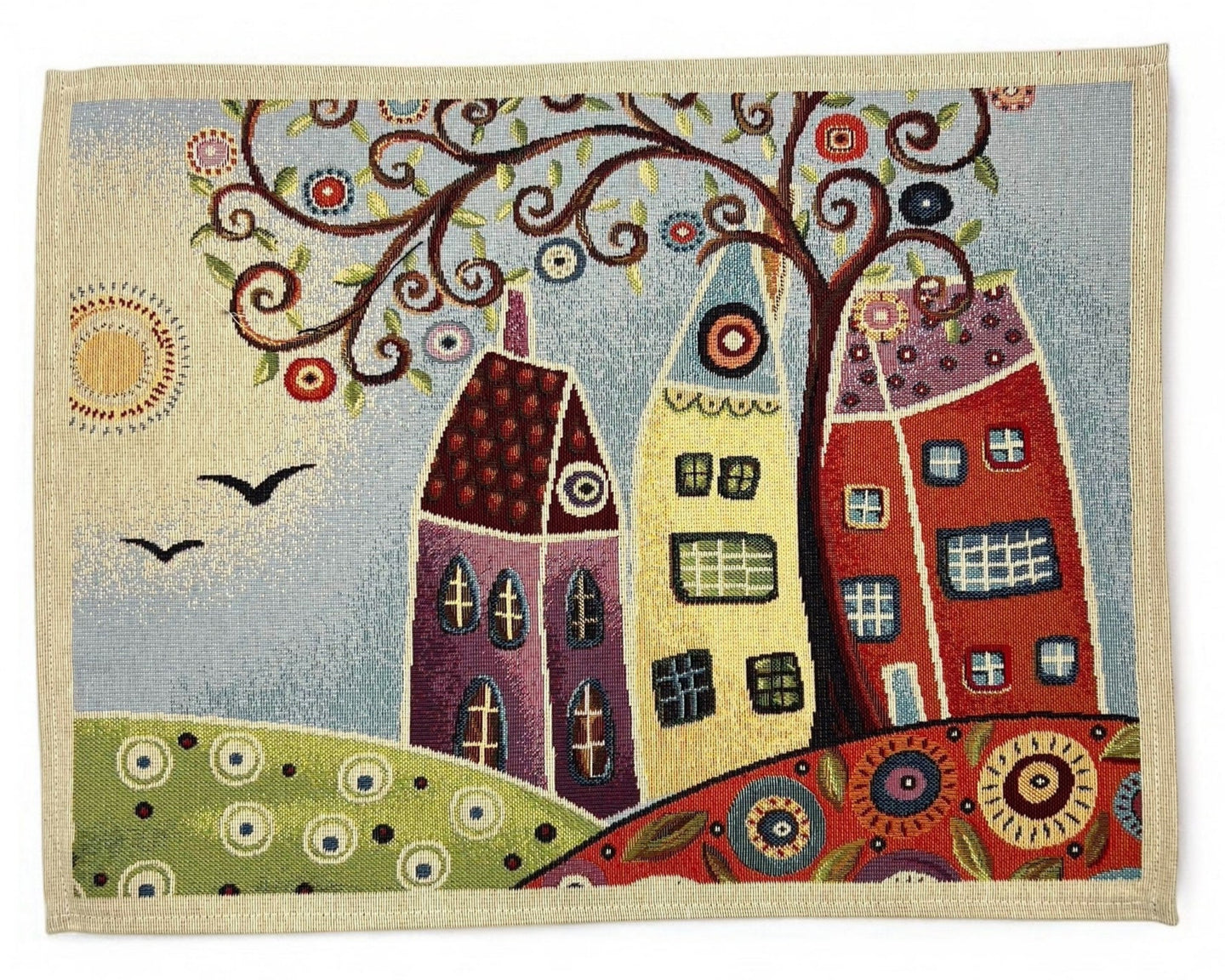 Table Set COLOR VILLAGE Placemat Tovaglietta Gobelin Jacquard 40 x 50 cm
