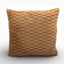 Carica l'immagine nel visualizzatore di Gallery, HESTA ATELIER Copricuscino COZY FUR   – Tessuto Strutturato e Morbido – Soft Touch - Design Moderno – Made in Italy – Senza Imbottitura
